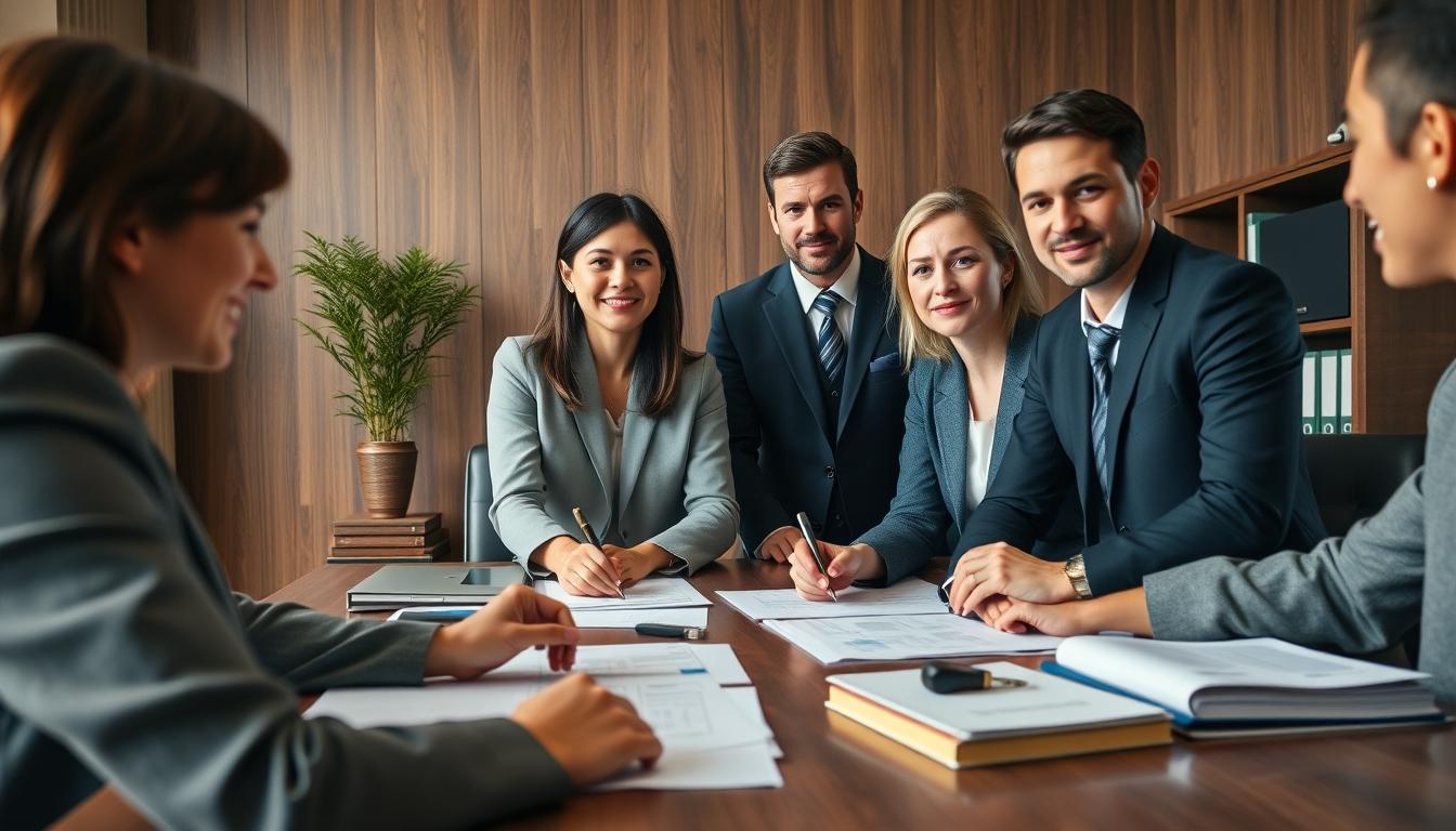 Support from the senior legal team and families